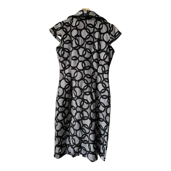 Samuel Dong Dress midi mini black white luxu Zipper elegant formal midi XS - Picture 15 of 16